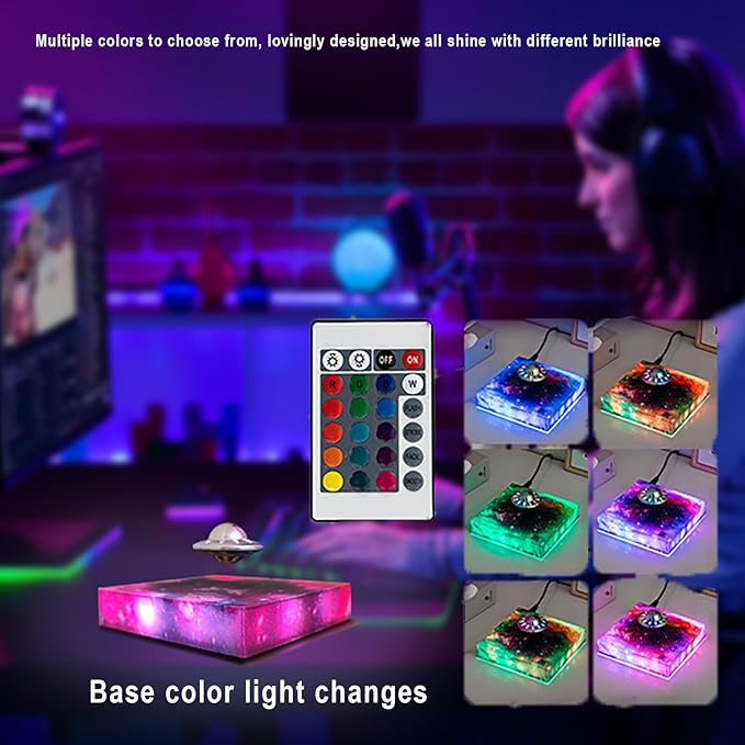 Magnetic Levitating RGB Galaxy Lamp