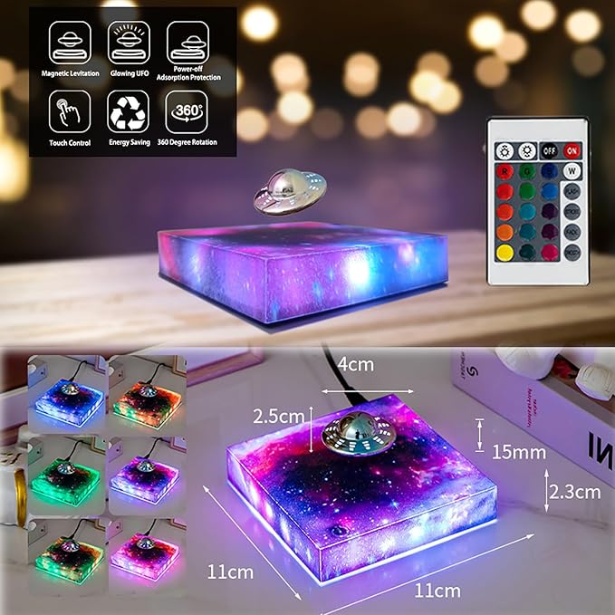 Magnetic Levitating RGB Galaxy Lamp