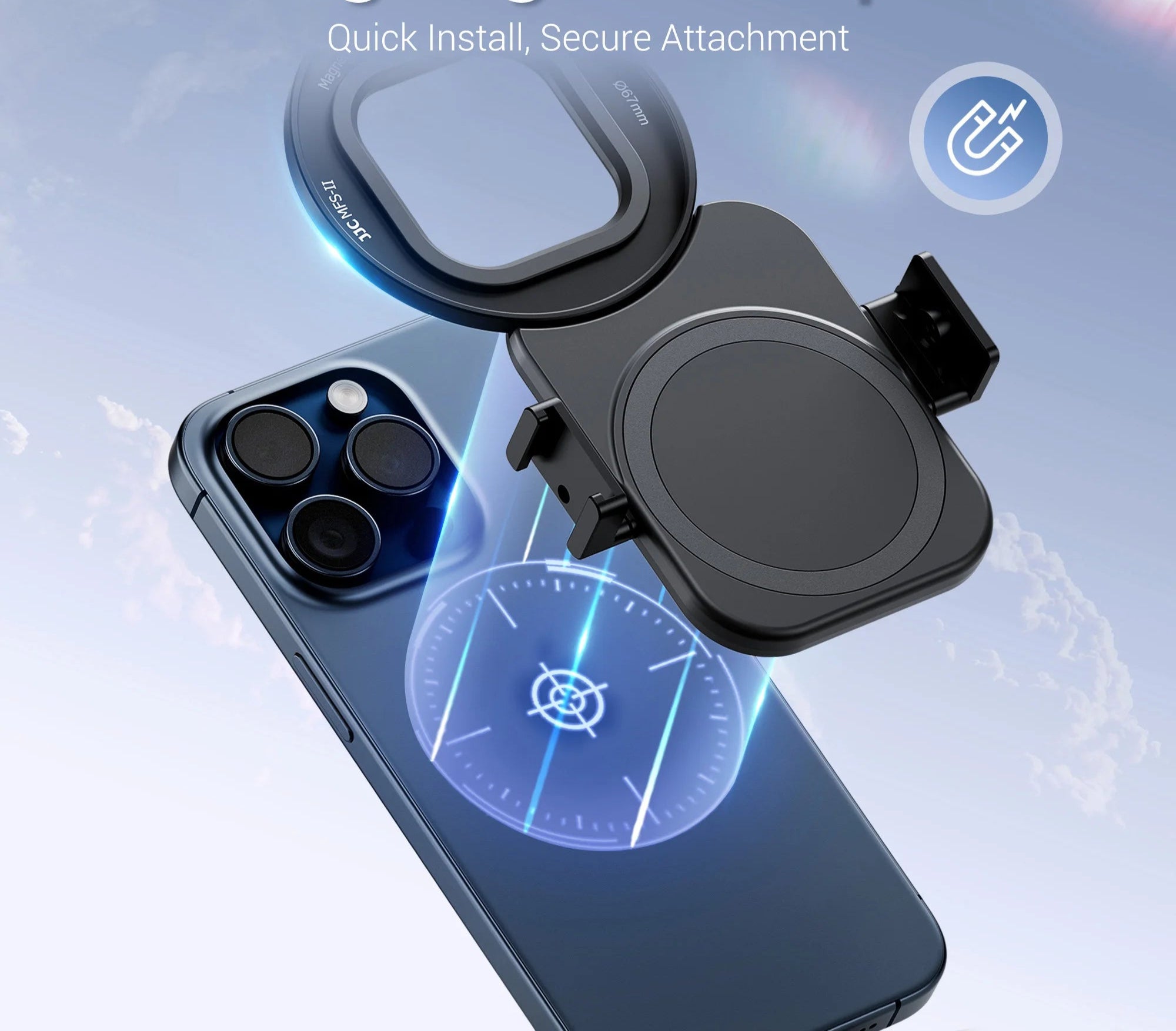 67mm Magnetic Lens Filter Adapter