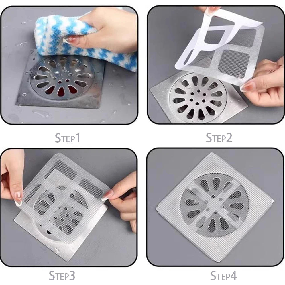 Disposable Anti-Clog Drain Hair Catcher