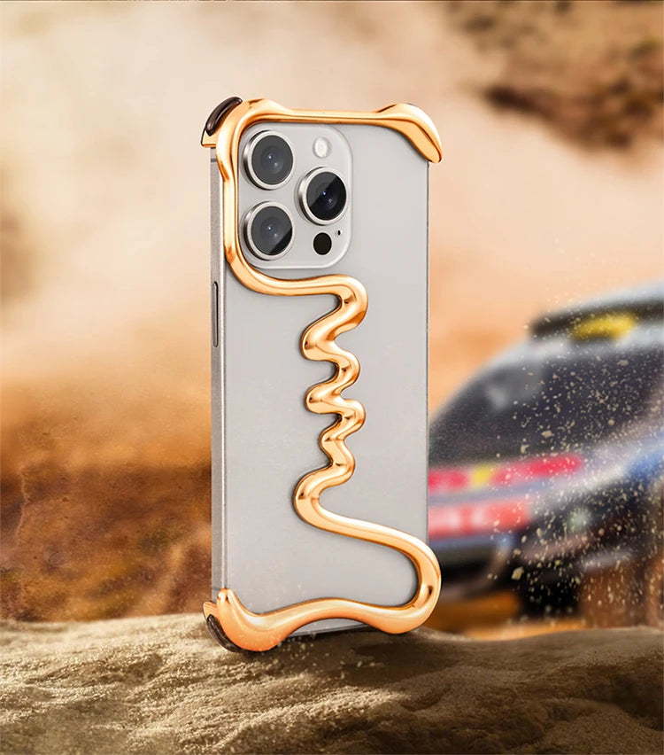 Metal Alloy Frameless  iPhone Case