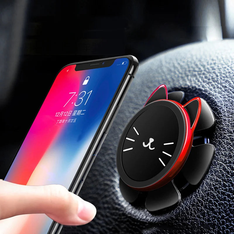 360° Rotation Steering Wheel Magnetic Phone Bracket