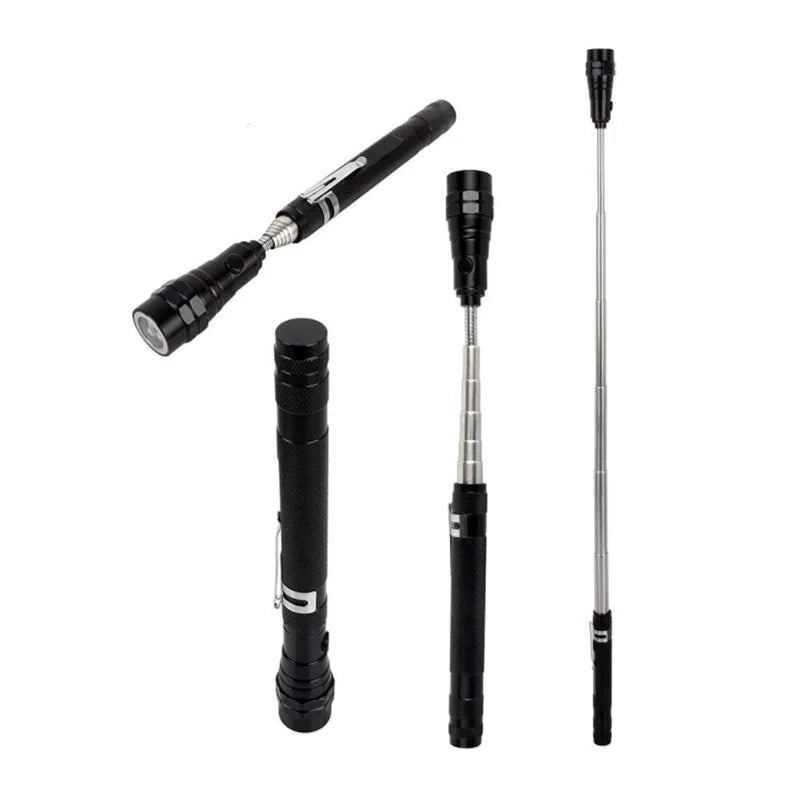 Telescopic Magnetic Pickup Flashlight