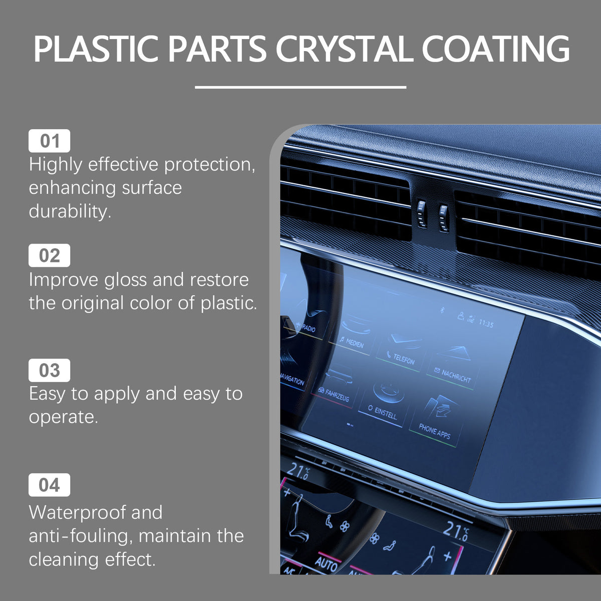 Automotive Plastic Crystal Coating
