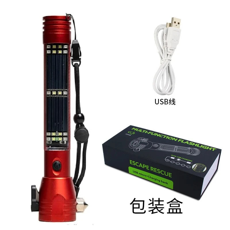 Multifunctional Solar Power Flashlight