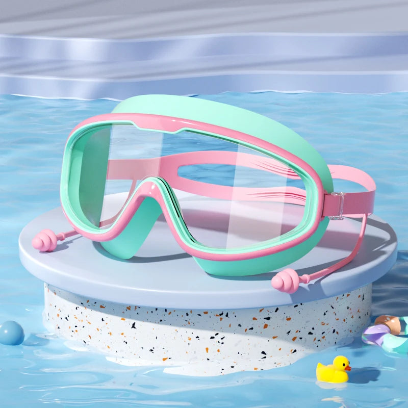 Swimming Goggles For Kids With Earplugs
