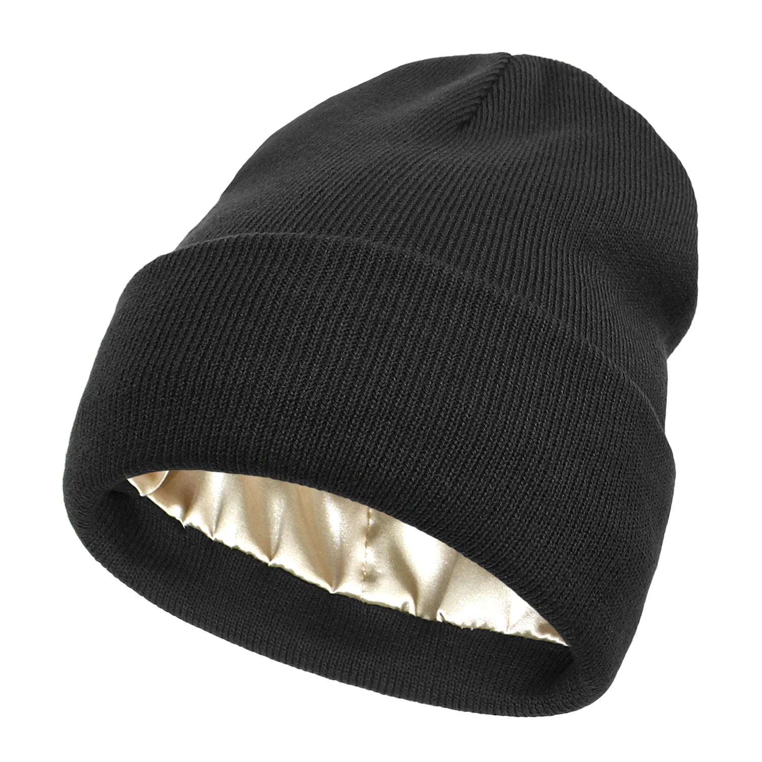 Winter Hat For Women Silk Satin Lined