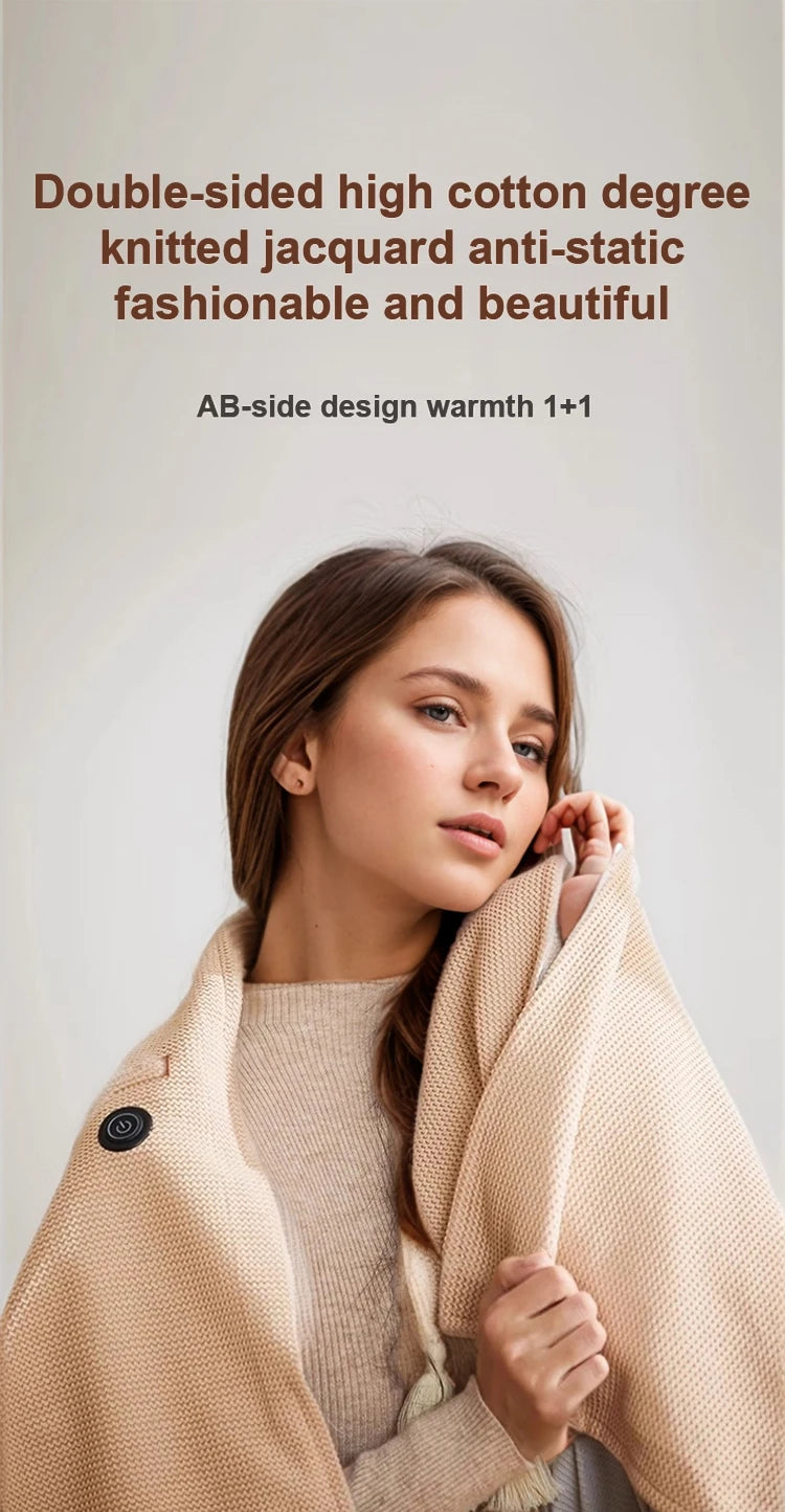 Wearable USB Electric Heated Blanket