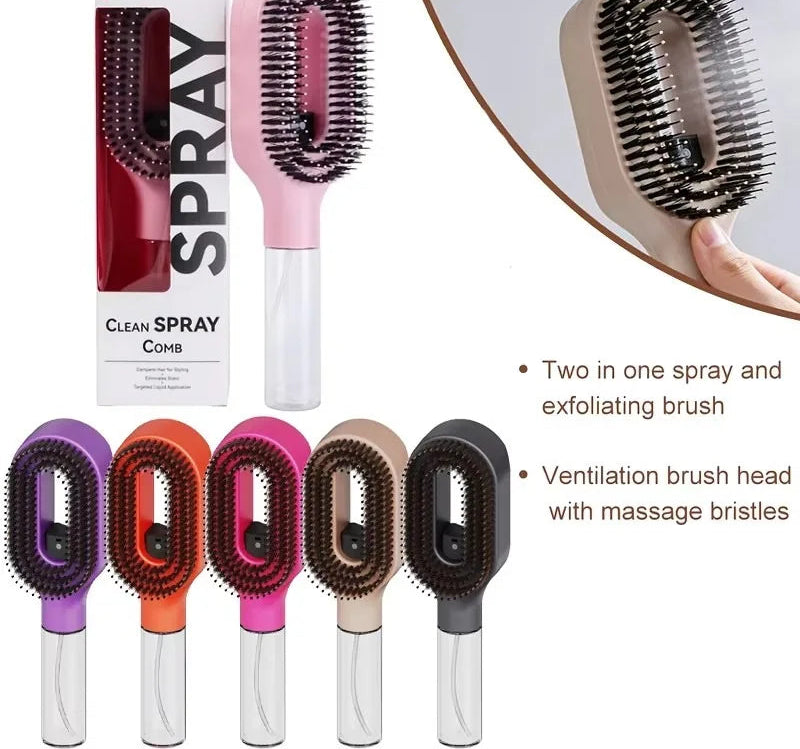 2-in-1 Multi-functional Spray Hair Brush