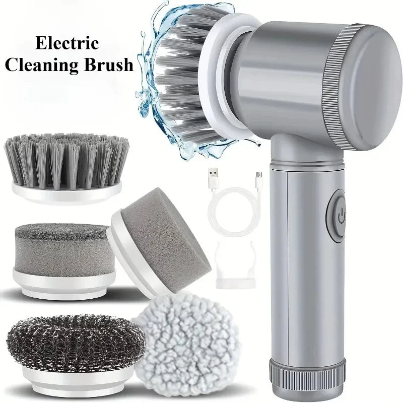 Multi-functional Wireless Electric Scrubber