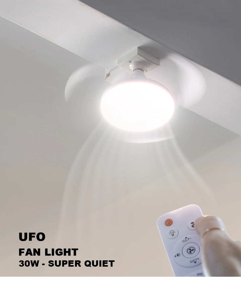 RC 2 in 1 Invisible Blade Ceiling Fan Light