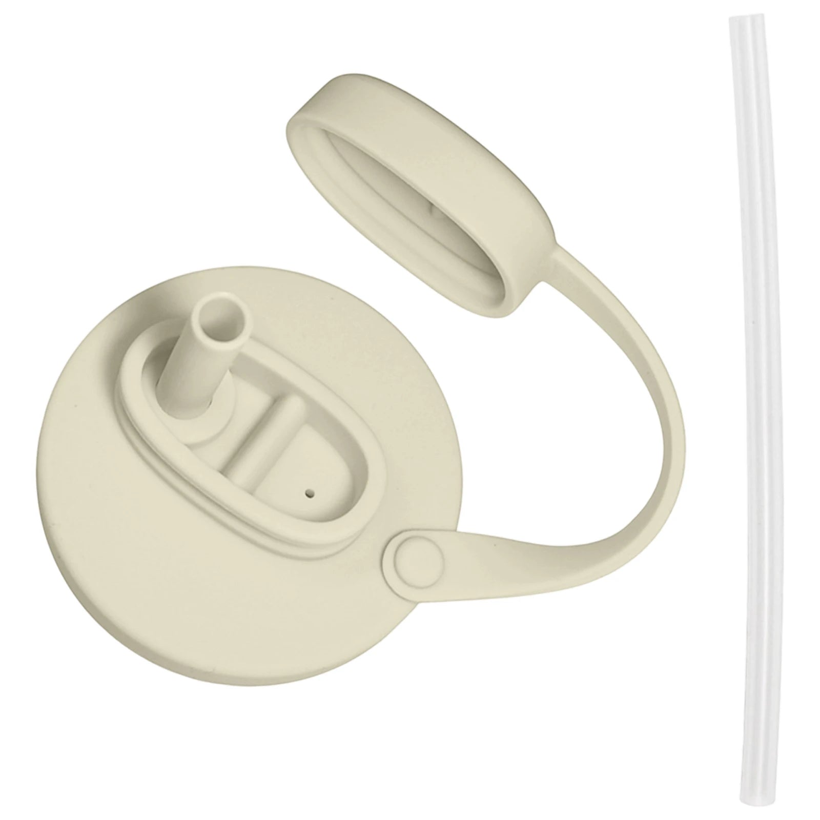 Silicon Can Lids with Straw