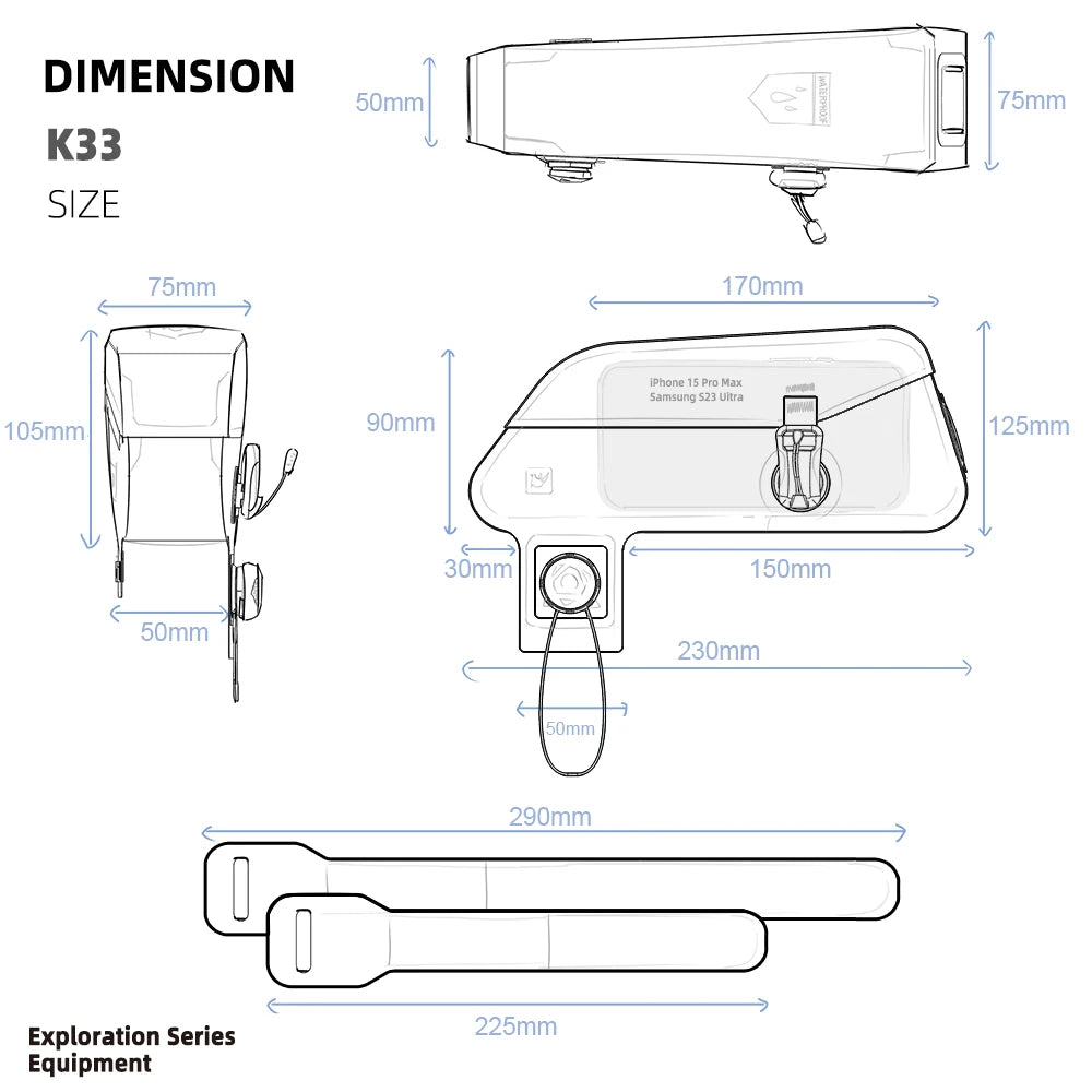 Magnetic Waterproof Bicycle Bag