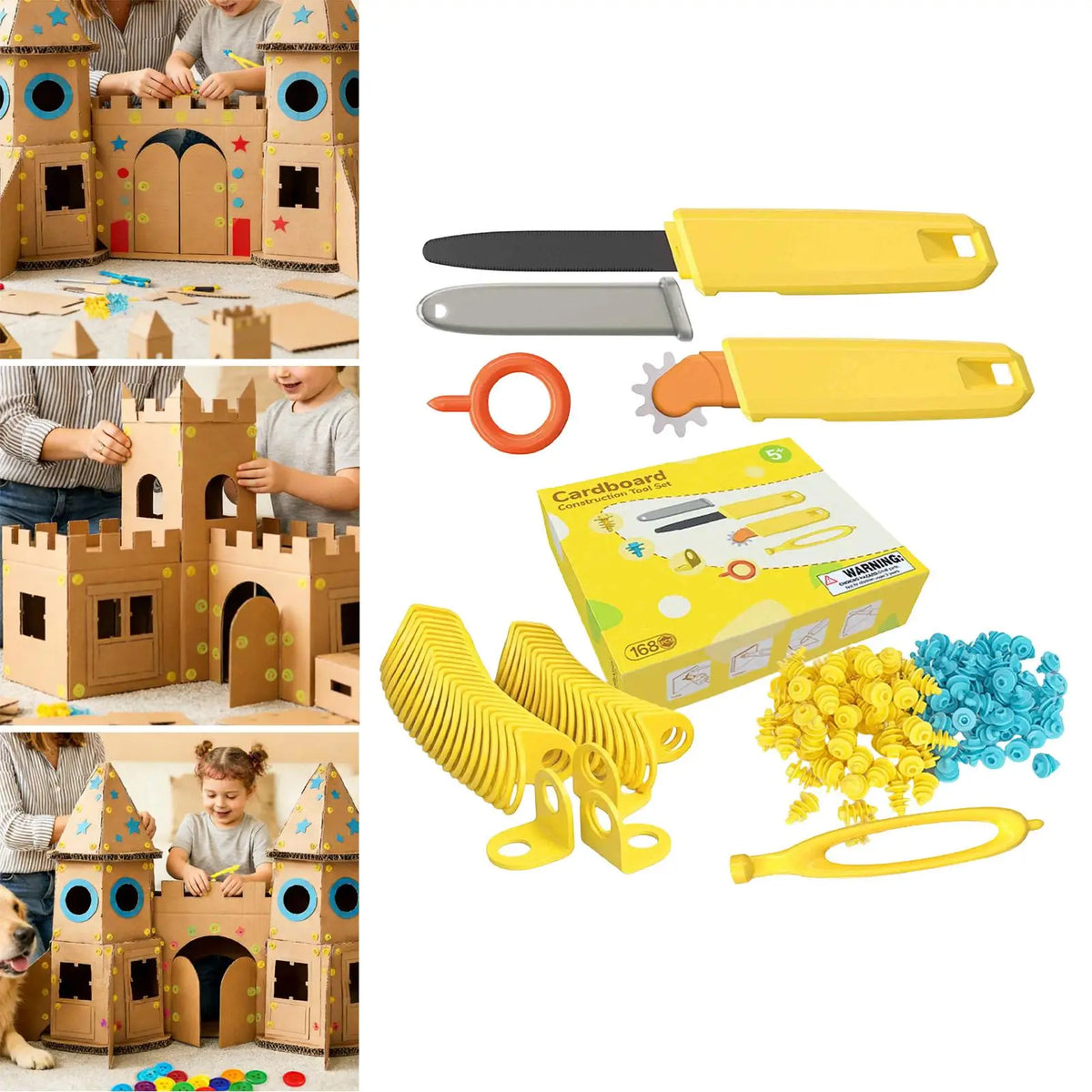 Kids Cardboard Construction Tool Kit