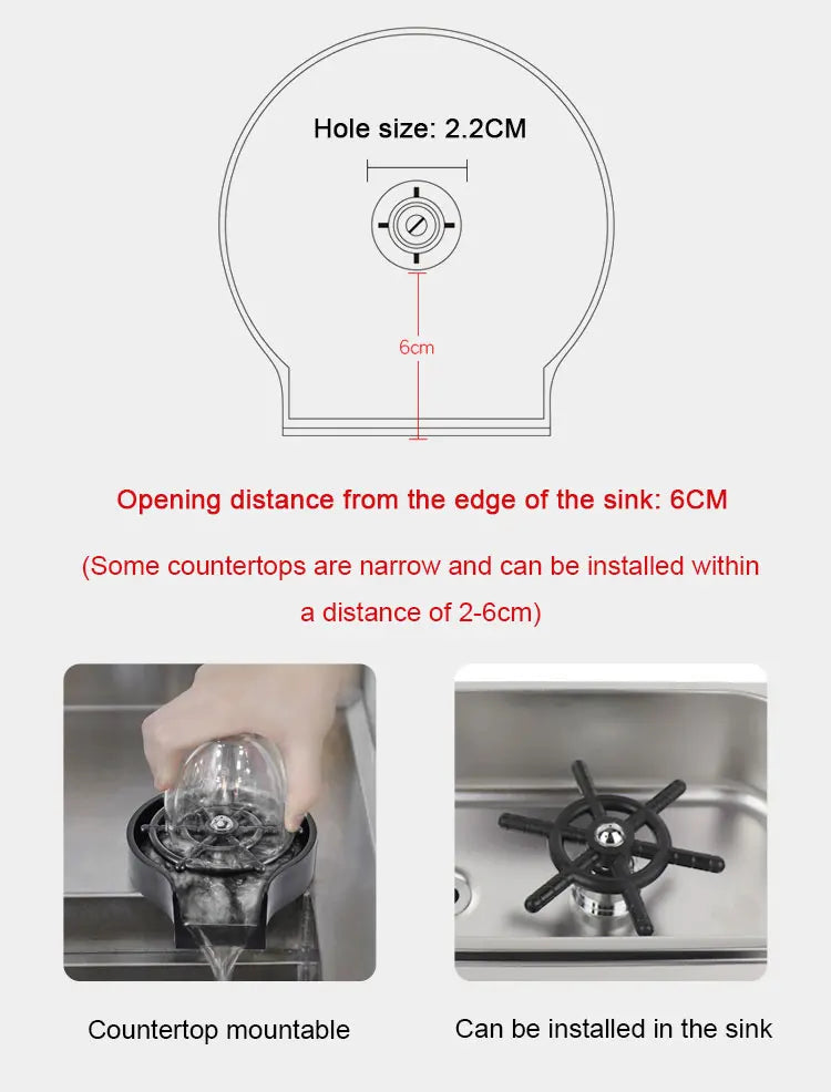 Automatic High Pressure Cup Washer