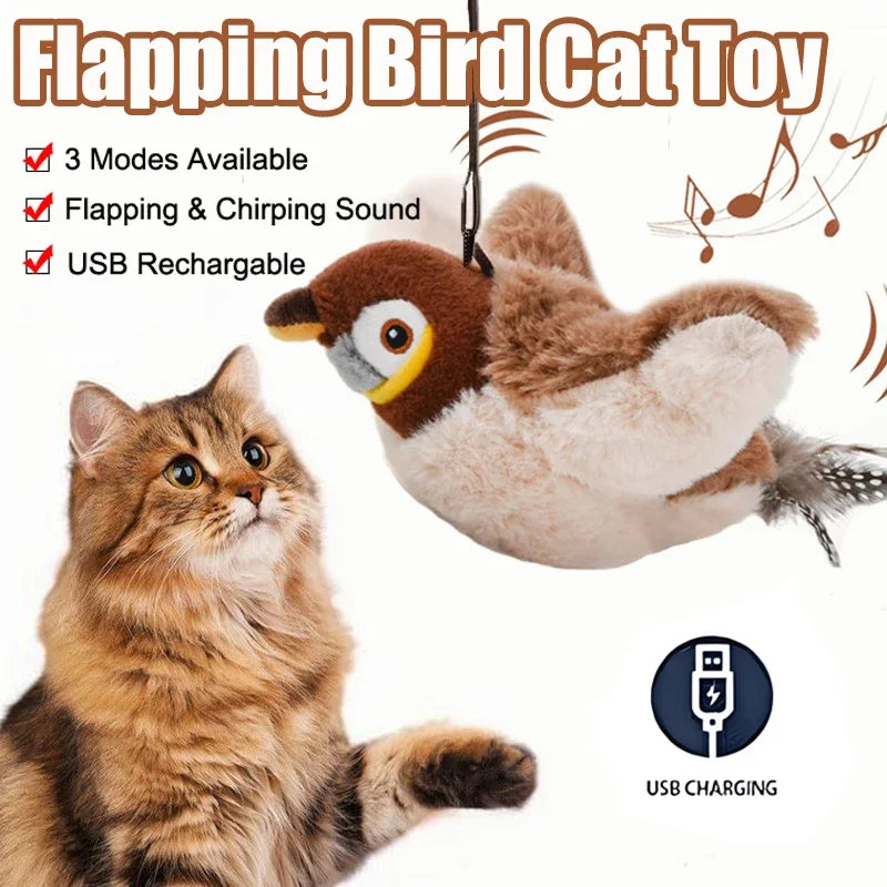 Flapping Bird Interactive Cat Toy