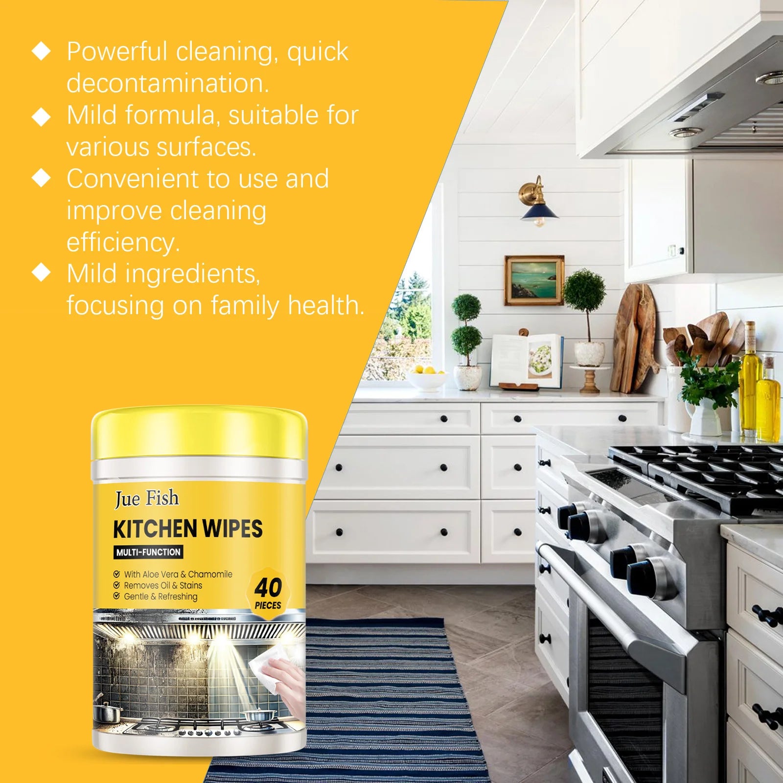 Disposable Kitchen Wet Cleaning Wipes