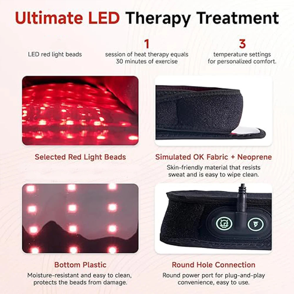 LED Infrared Light Therapy Slippers