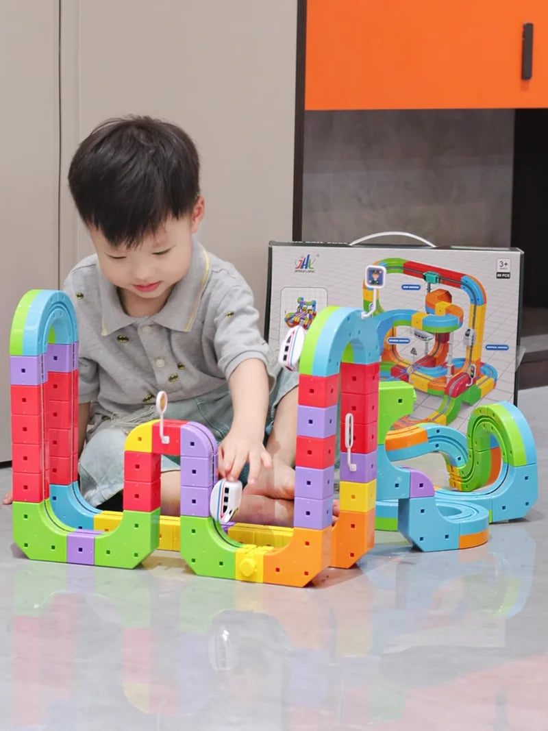 Anti-Gravity Magnetic Track Train Set
