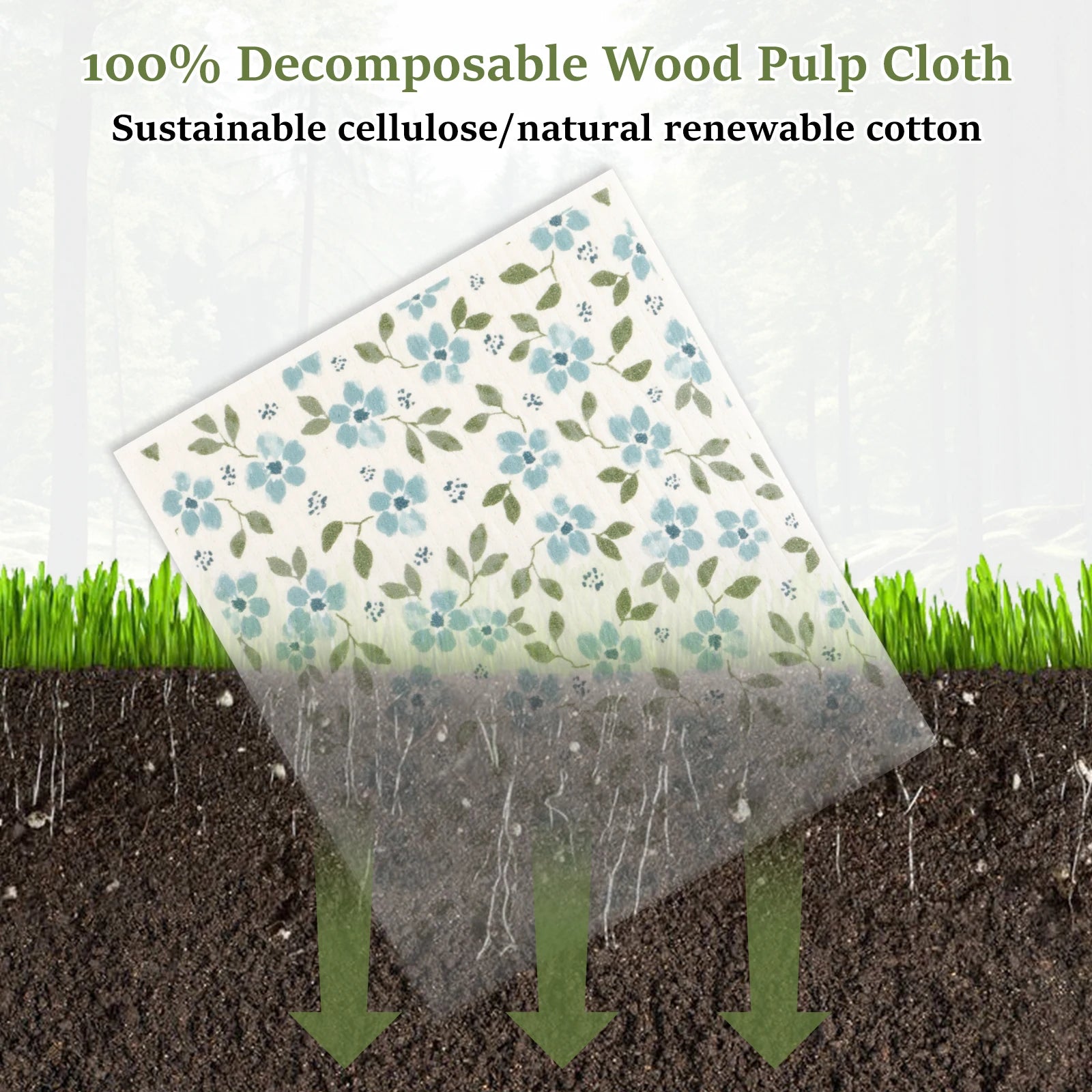 Quick Absorbing Reusable Cleaning Cloth