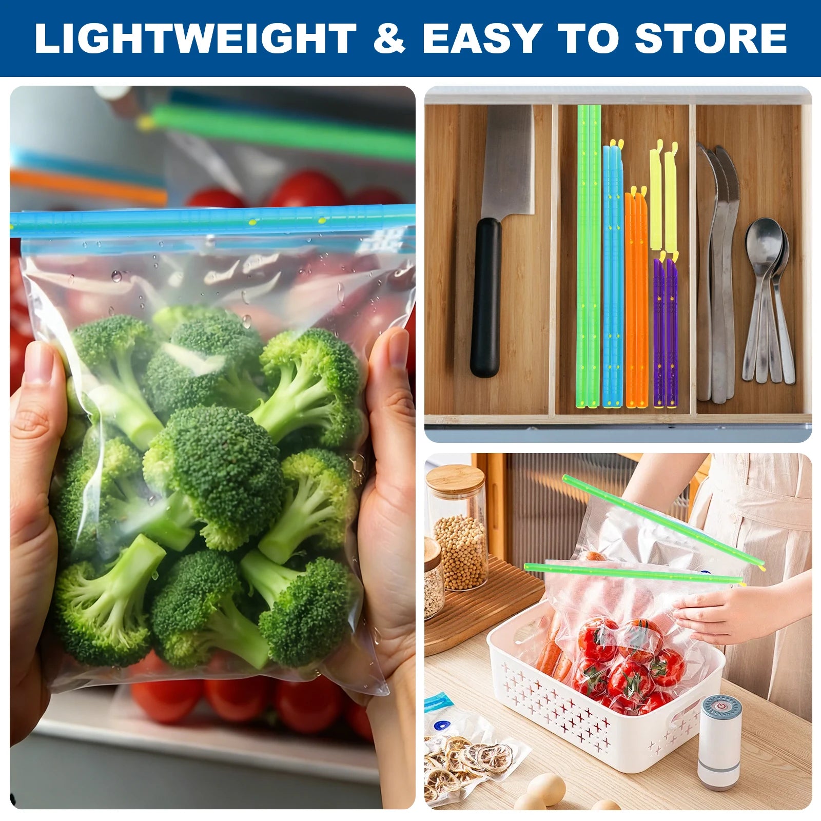 25-30Pcs Snack Bag Sealing Clip