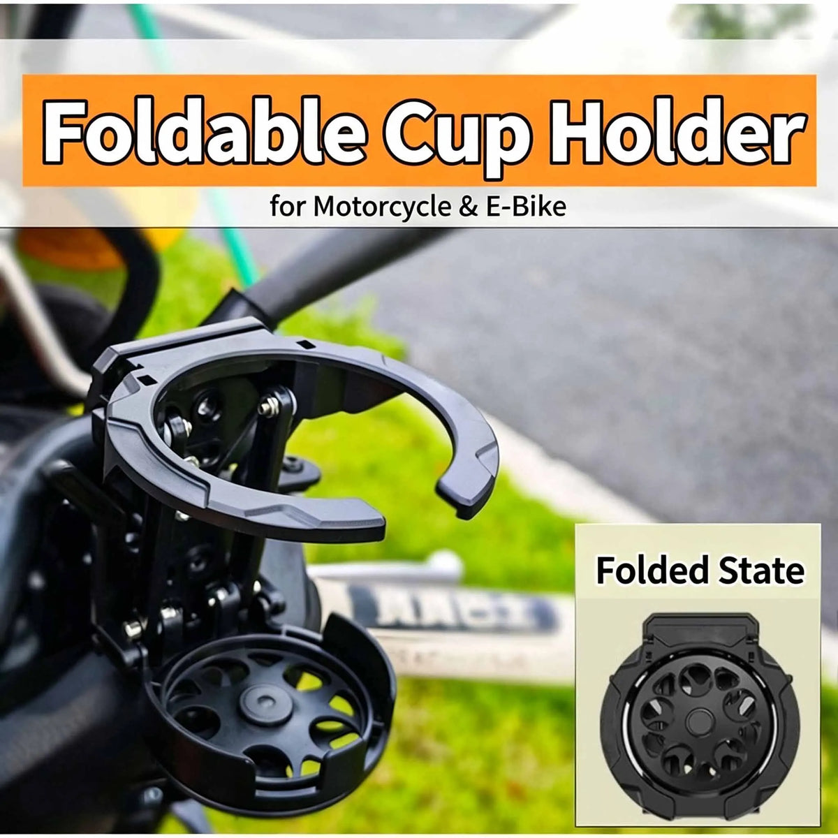 Compact Ride Foldable Cup Holder