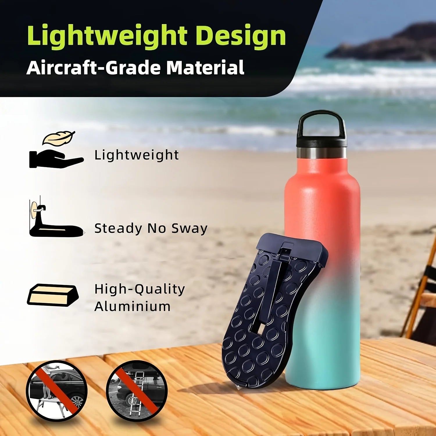 Anti-slip Car Roof Ease Step