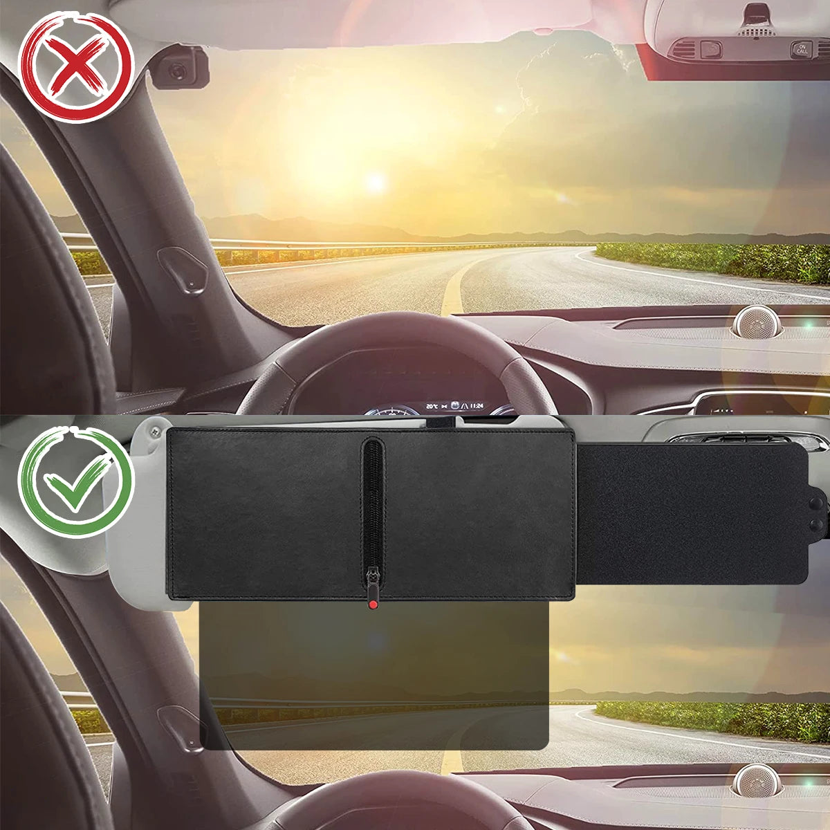 Polarized Anti-Glare Sun Visor
