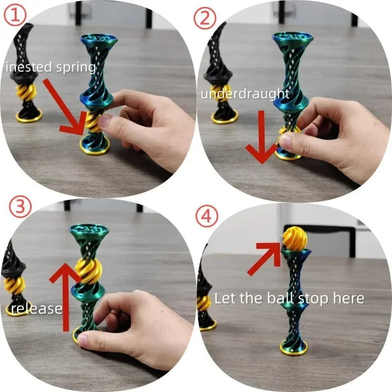 3D Spiral Illusion Fidget Toy