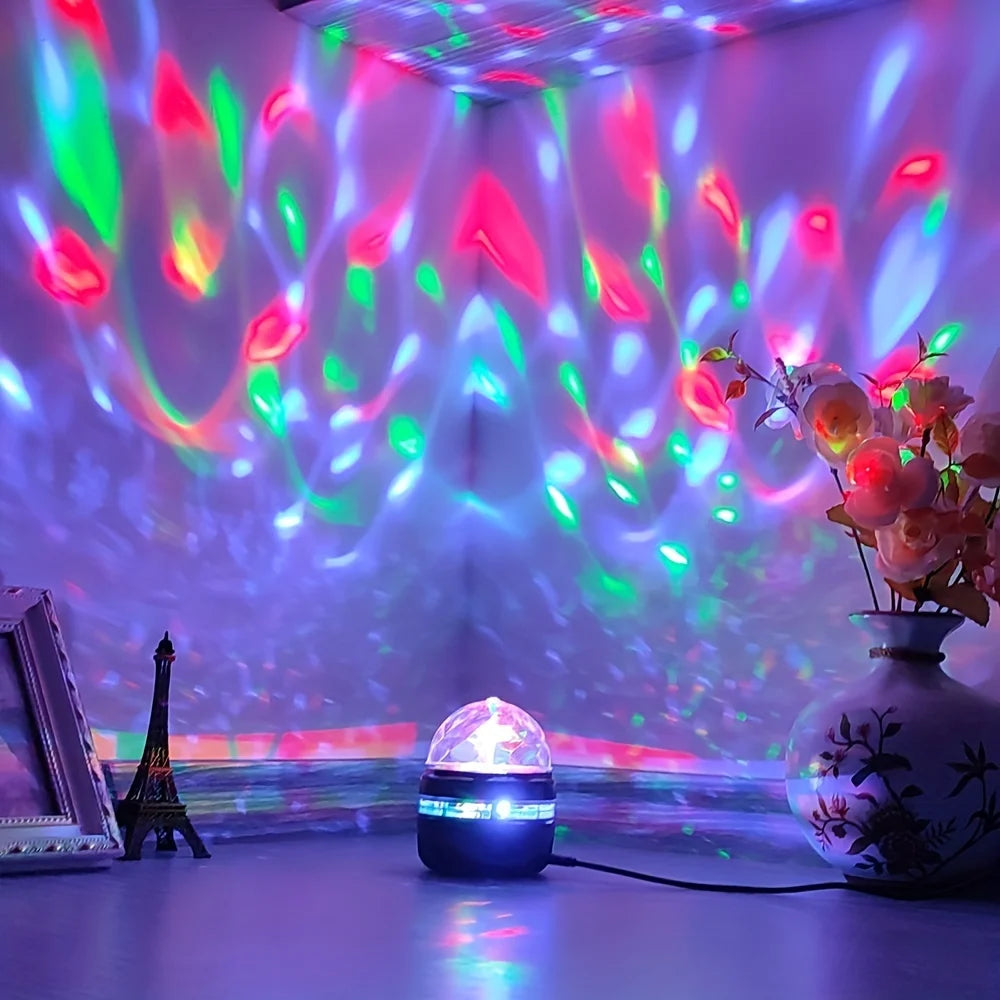 360° Rotating USB Galaxy Projector