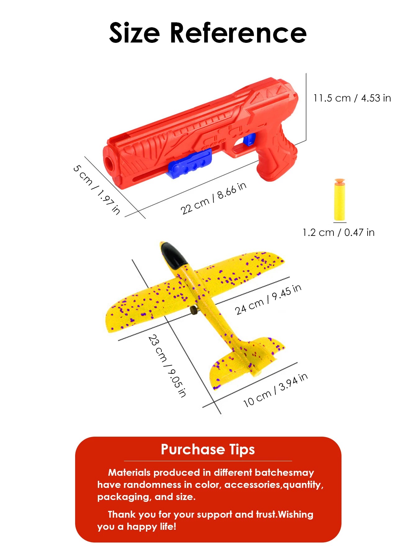 Foam Aircraft Launcher Toy