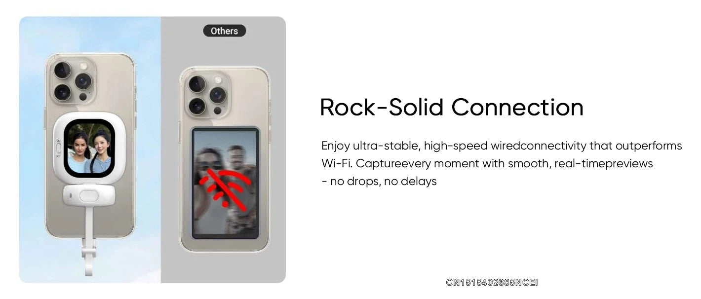 RC Magnetic Selfie iPhone Monitor Screen
