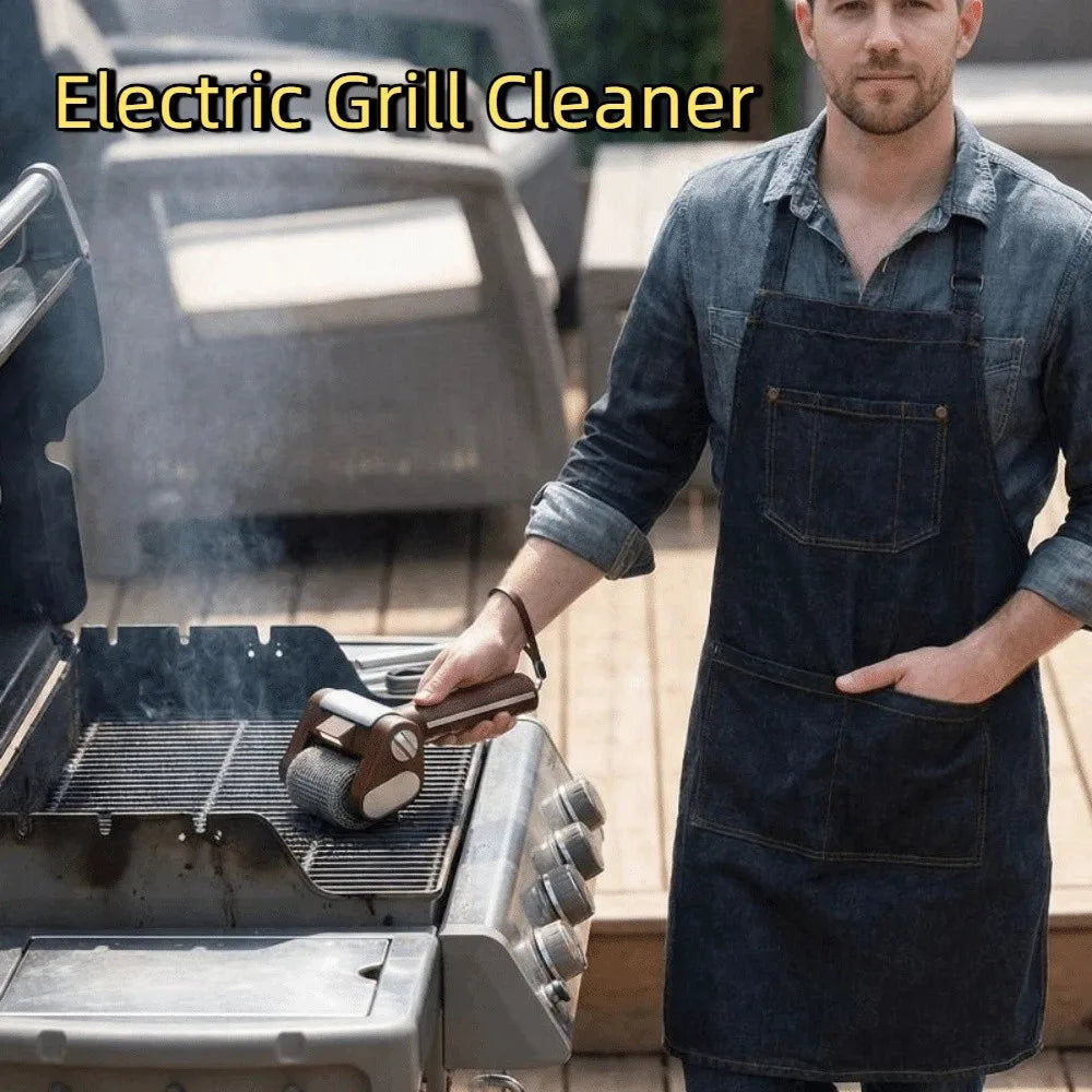 Rechargeable Electric Grill Cleaner