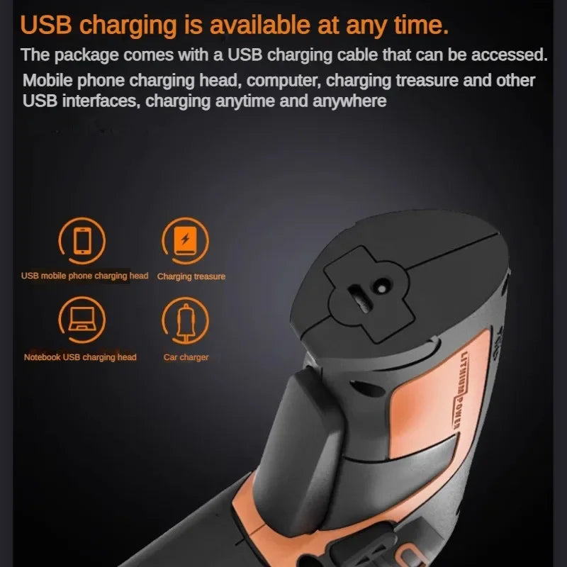 Mini Cordless Electric Screwdriver Gun