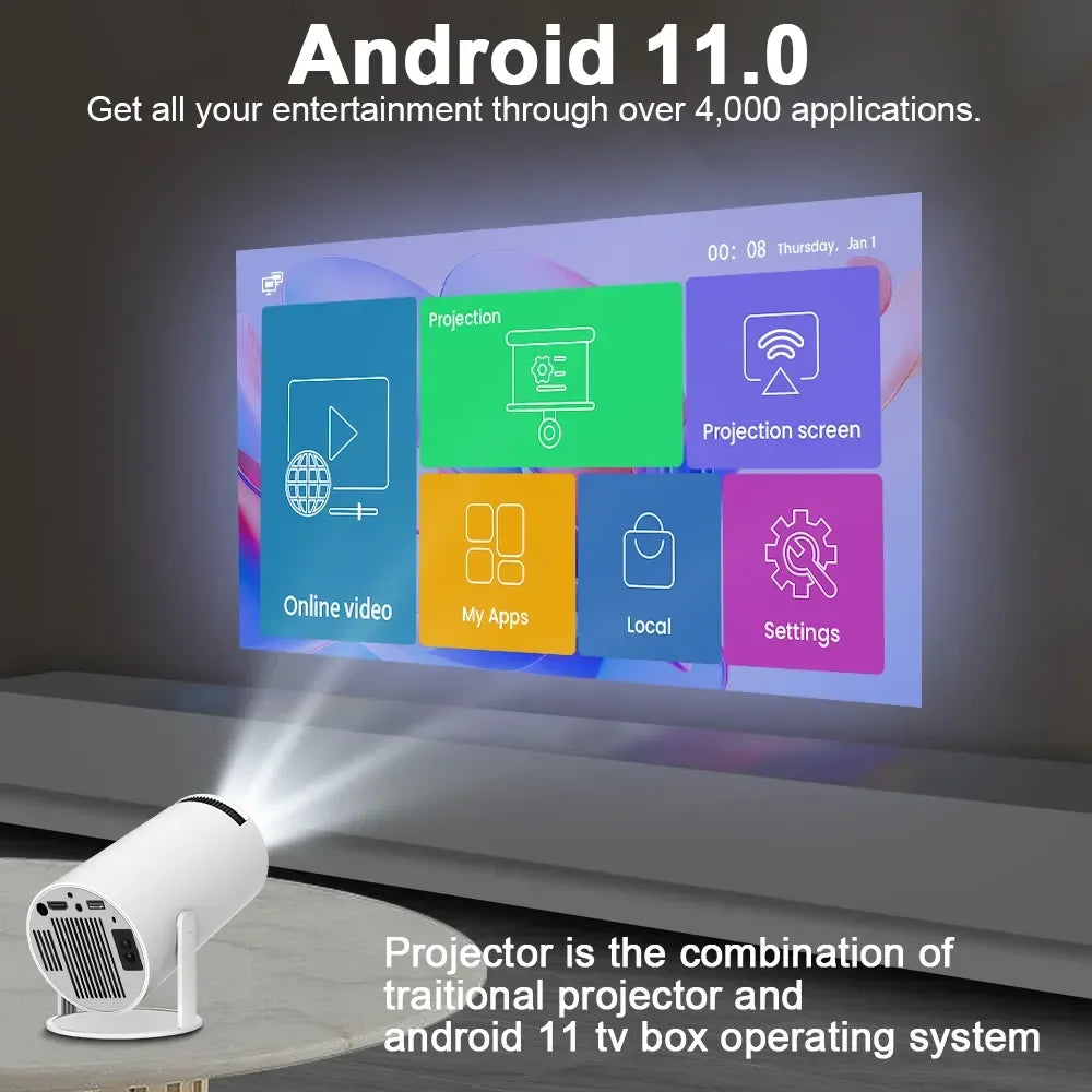 MicroFlix Ultra 4K Projector