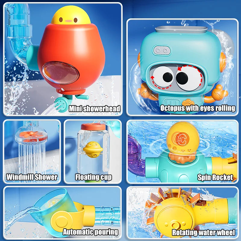 Kids Bath Fun Activity Set