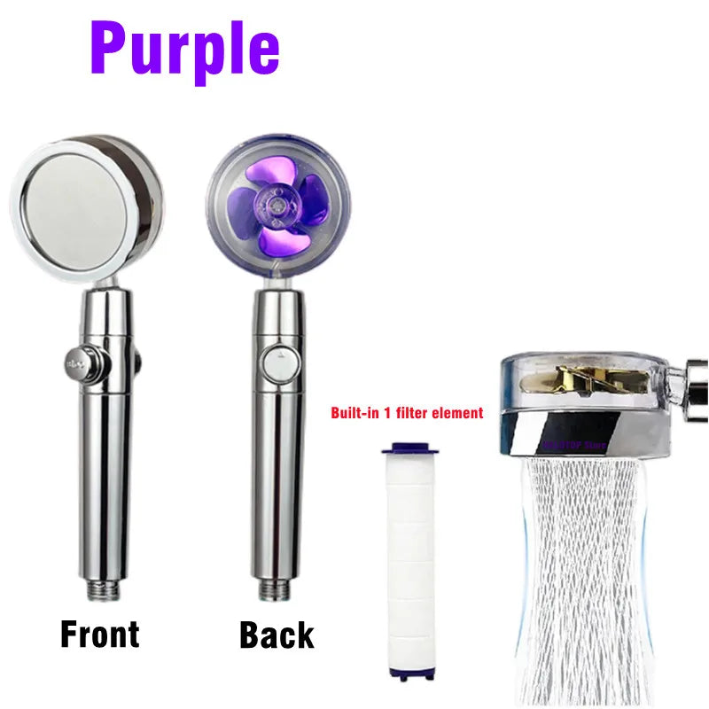 Turbocharged Rotating Shower