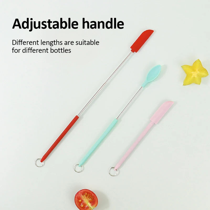 Retractable Silicone Scraper Spoon