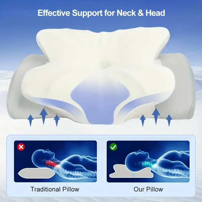 Ergonomic Memory Foam Pillow