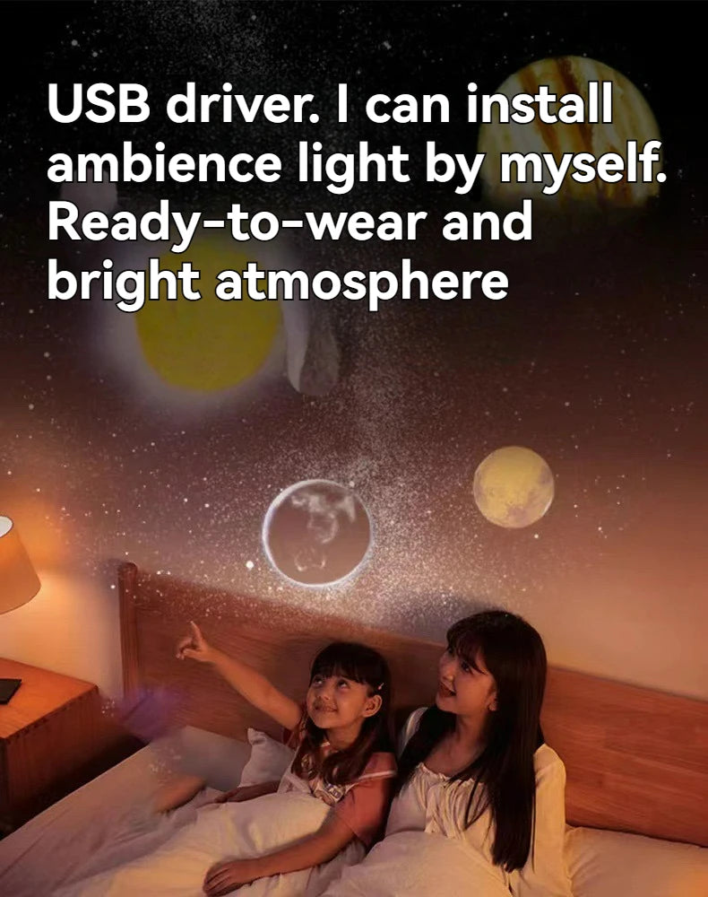 Mini USB Galaxy Projector Lamp
