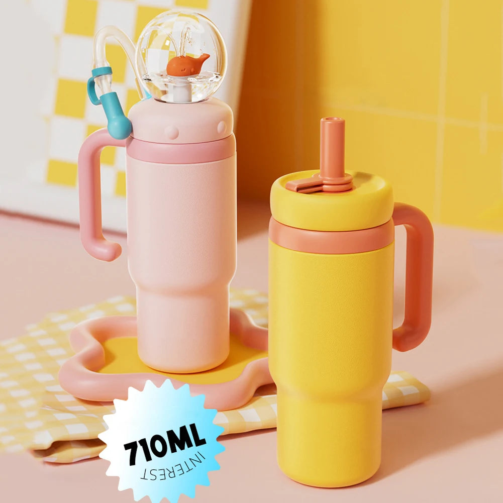 Whale Fountain Water Bottle