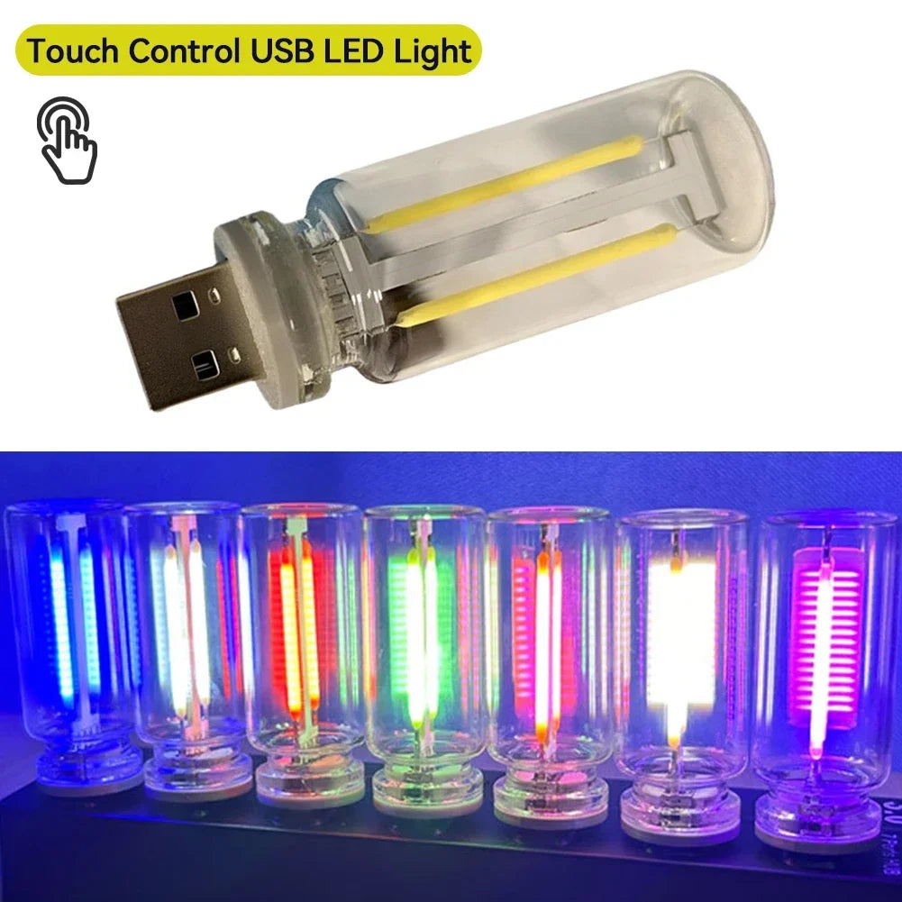 Touch Control Car USB LED Lamp