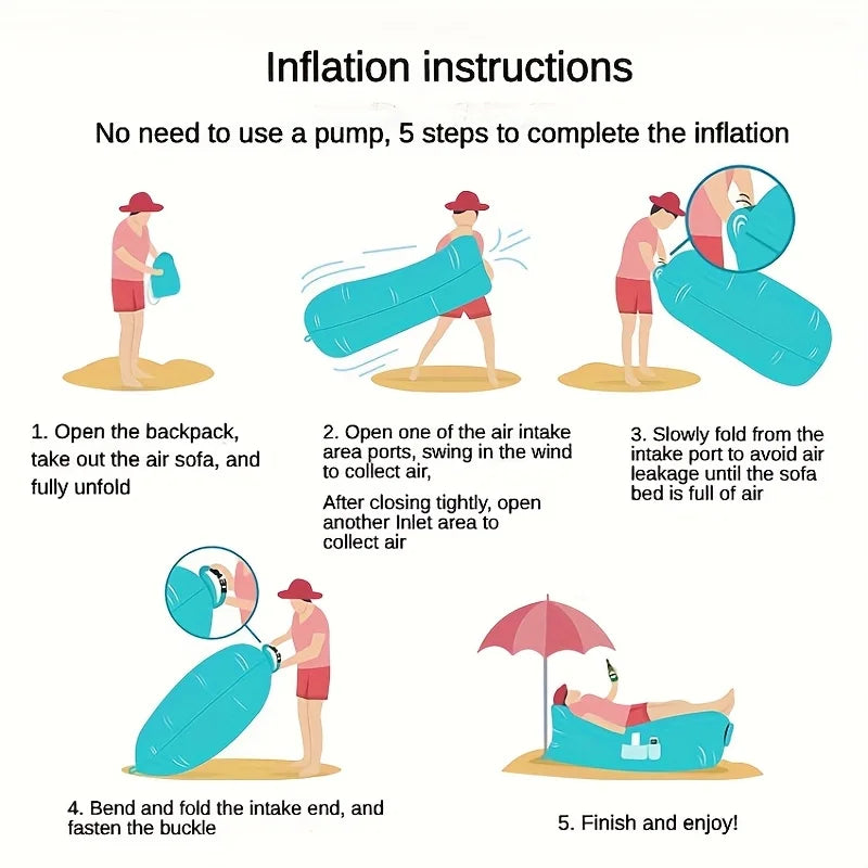 Lazy Inflatable Sofa Bed