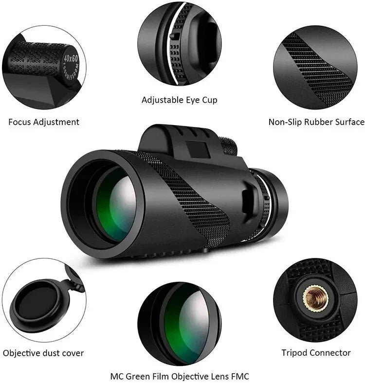 Professional High Power Monocular Telescope