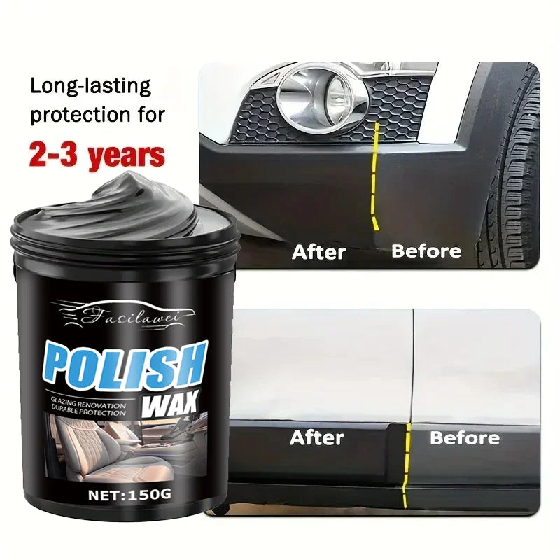 Auto Plastic & Tires Shine Coating Wax