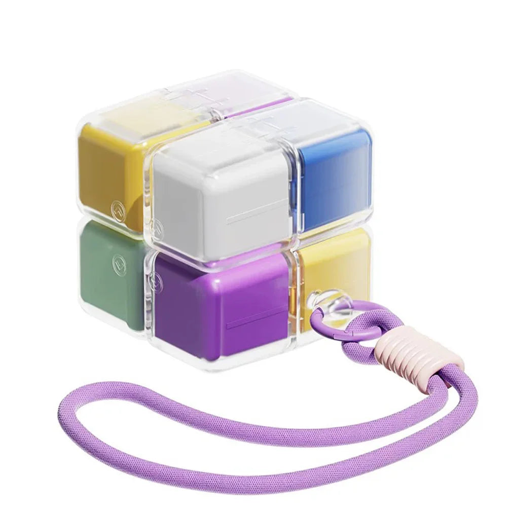 Magic Cube Medicine Storage Box