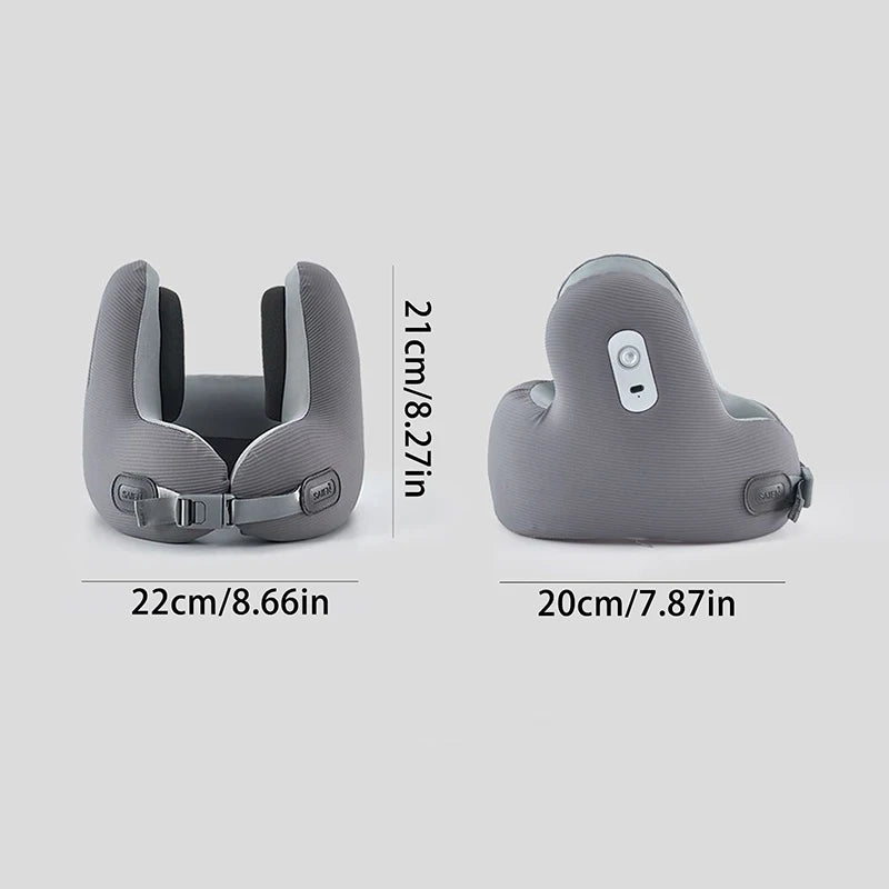 Travel Pillow with Noise Canceling Earmuffs
