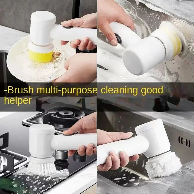 Multi-functional Wireless Electric Scrubber