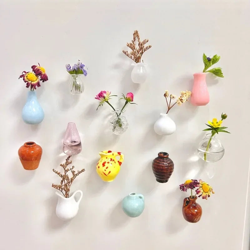 Mini Magnetic Vase Decor