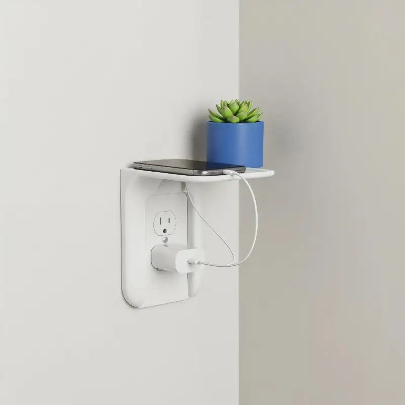 Outlet Wall Shelf Organizer